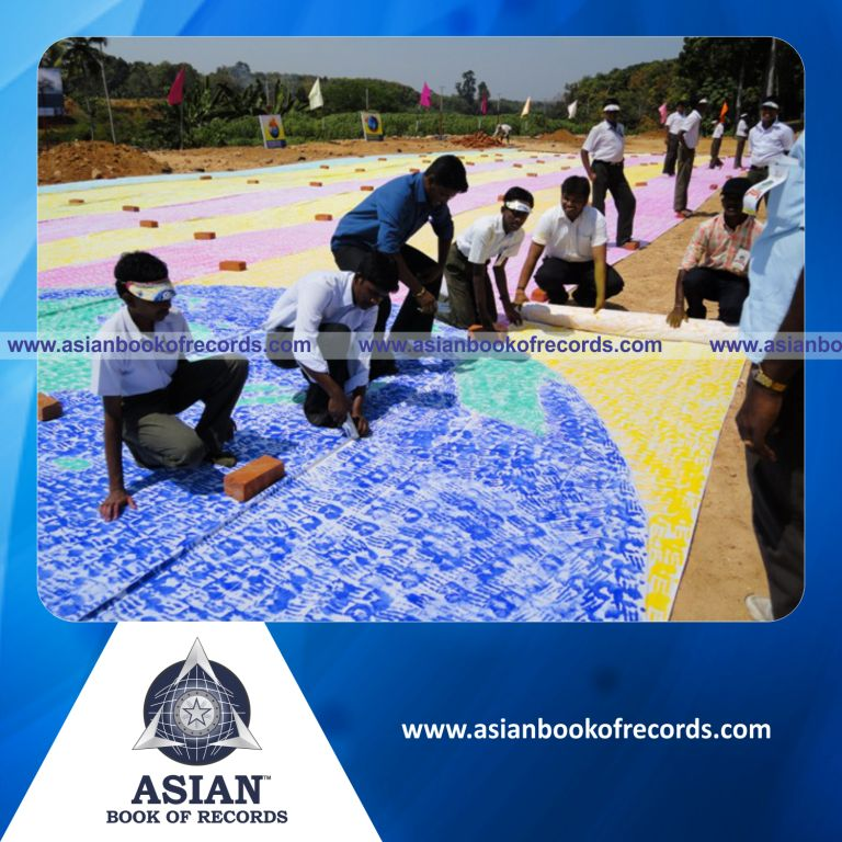 Largest Finger Painting made by 3 Generations