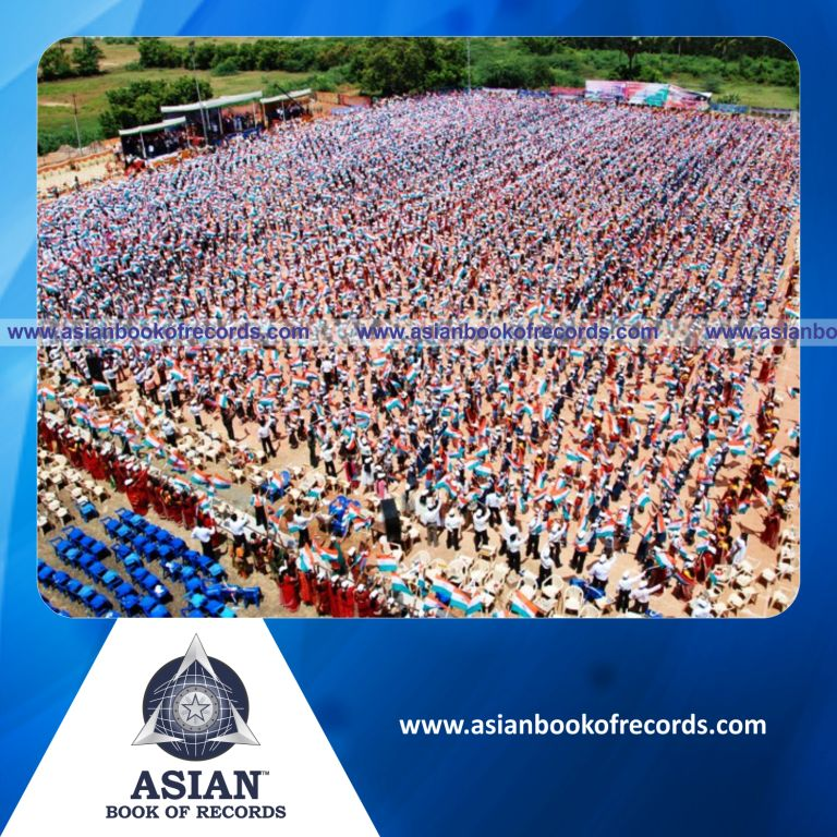 Highest Number of People Twirling Indian National Flags Simultaneously (Single Venue)