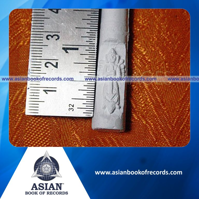 Smallest Chalk of Pencil Idol made by an Individual (Male)