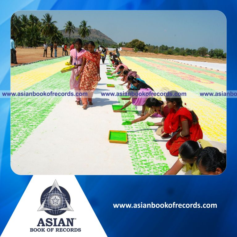 Largest Finger Painting by a Team