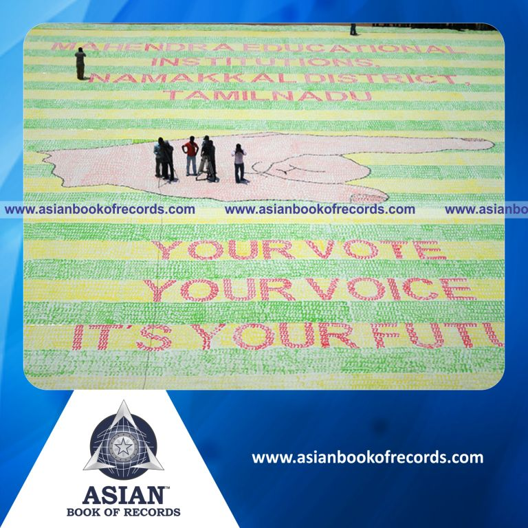 Largest Footprint Painting by a Team