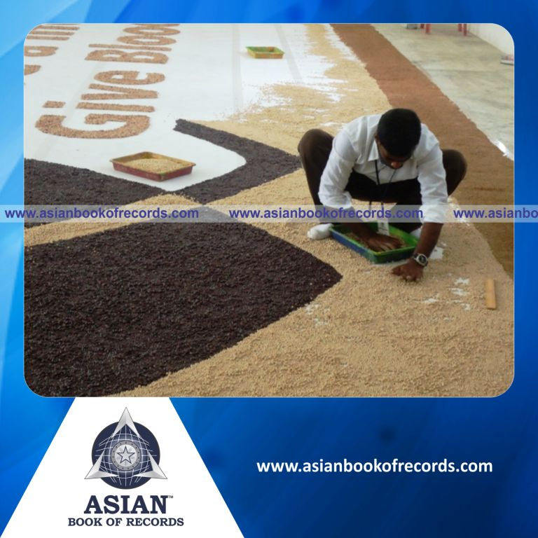 Largest Bean Mosaic by an Individual (Male)
