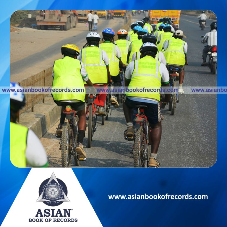 Longest Cycling Marathon by a Team
