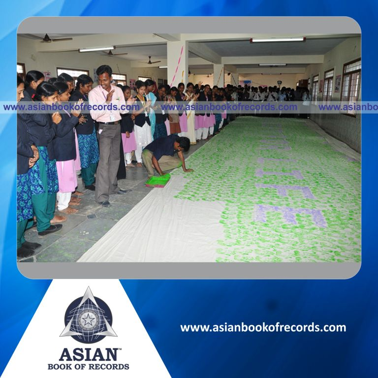 Largest Handprint Painting by an Individual (Male)