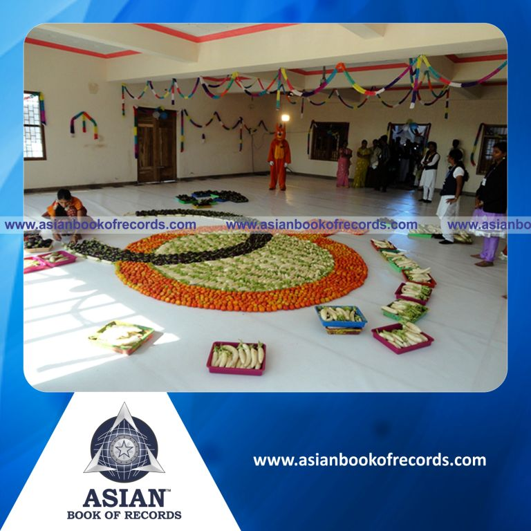 Largest Vegetable Mosaic by an Individual (Female)