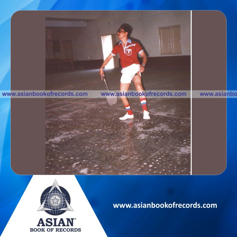 Highest Number of Shuttle Badminton Rallies Performed by an Individual (Male) in 1 Minute