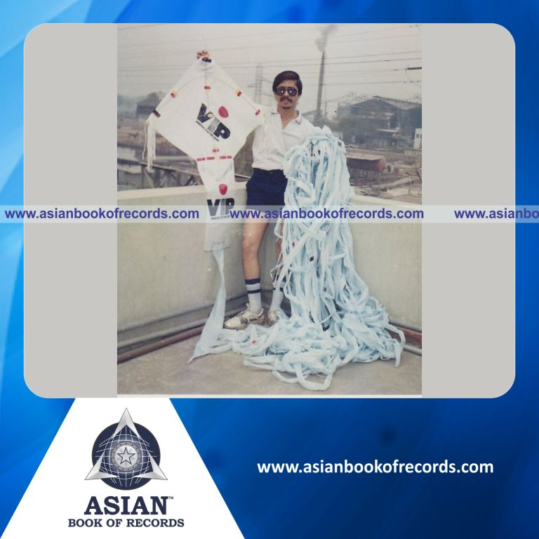 Longest Thread used to Flew a Kite made by an Individual (Male)