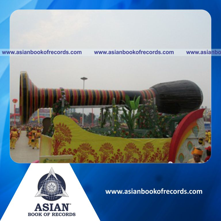 Largest Elephant Foot Drum made by a Team