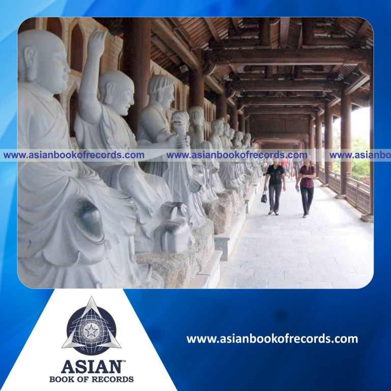 Longest Corridor of 500 Arhat Statues in the World