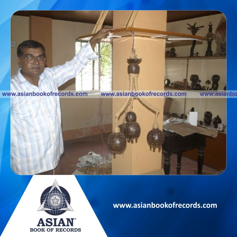 Highest Number of Crosses made out of Coconut Shells by an Individual (Male)