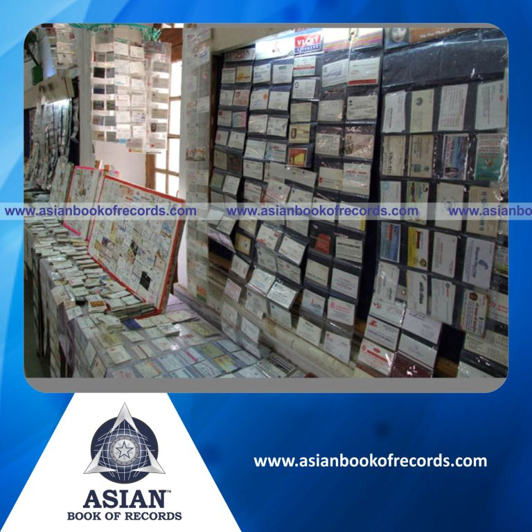Highest Number of Visiting Cards Collected by an Individual (Female)