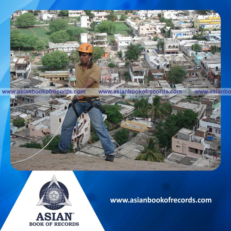 Longest Rappelling by an Individual (Male)