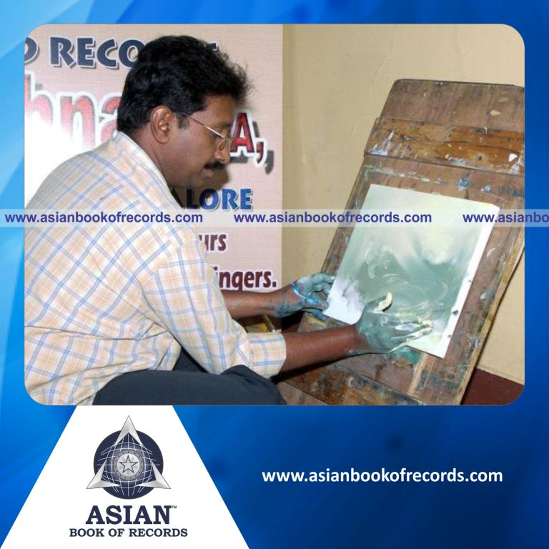Highest Number of Finger Paintings by an Individual (Male)