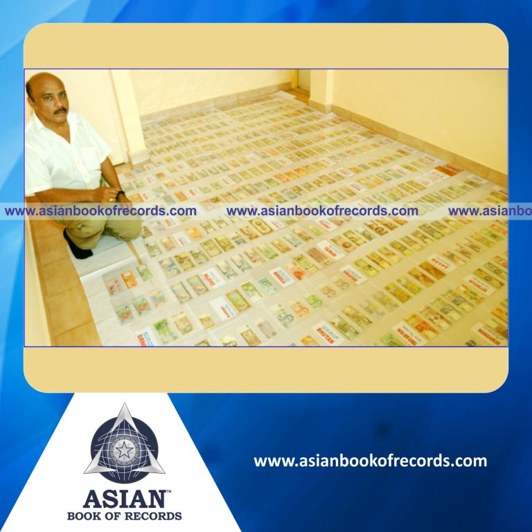 Highest Number of Currencies Collected from Different Countries by an Individual (Male)