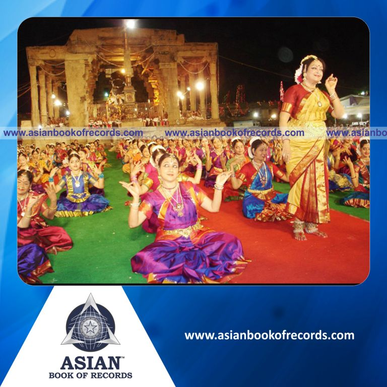 Highest Number of Participants in a Bharatanatyam Dance