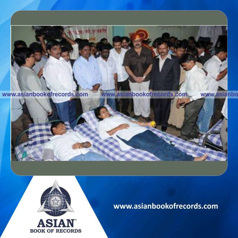 Highest Number of Blood Donation Camps Simultaneously (Multiple Venues)