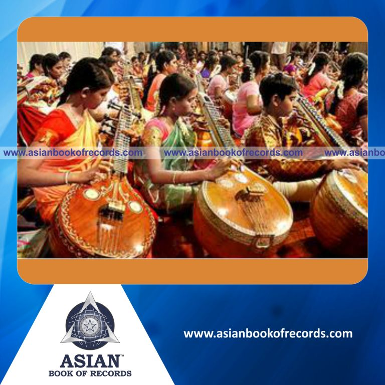 Highest Number of Participants in a Veena Ensemble (Single Venue)