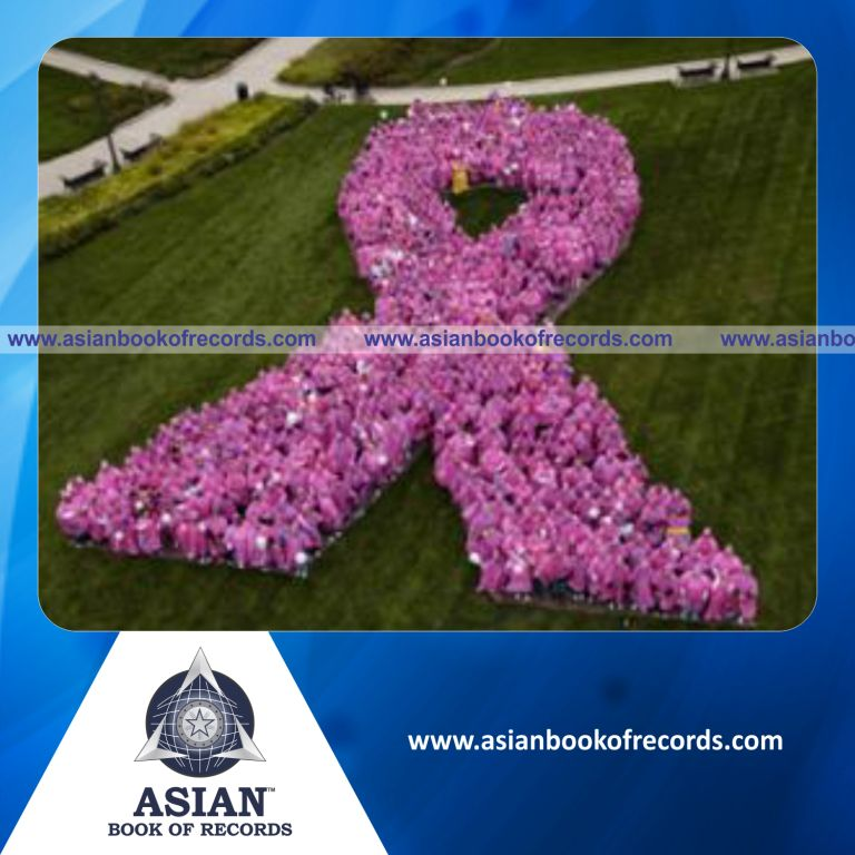 Highest Number of People formed as Pink Ribbon Simultaneously (Single Venue)