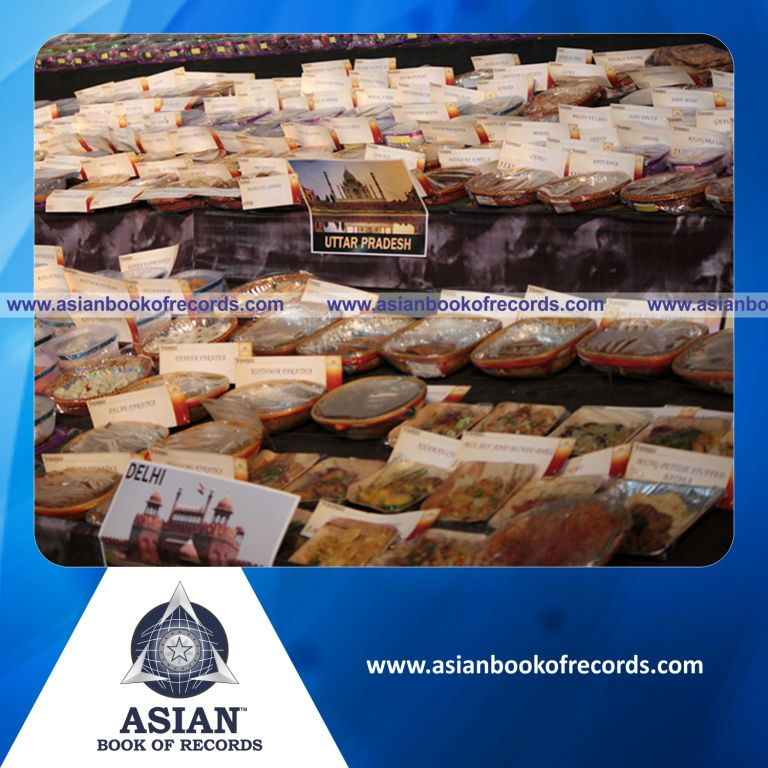 Highest Number of Eggless Dishes on Display