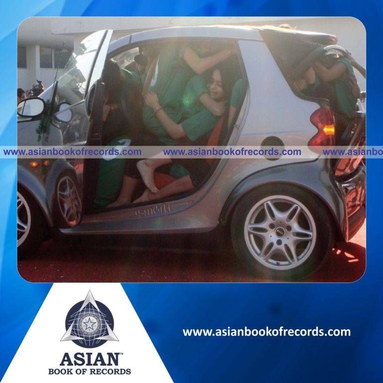 Highest Number of People Riding in a Smart Car Simultaneously