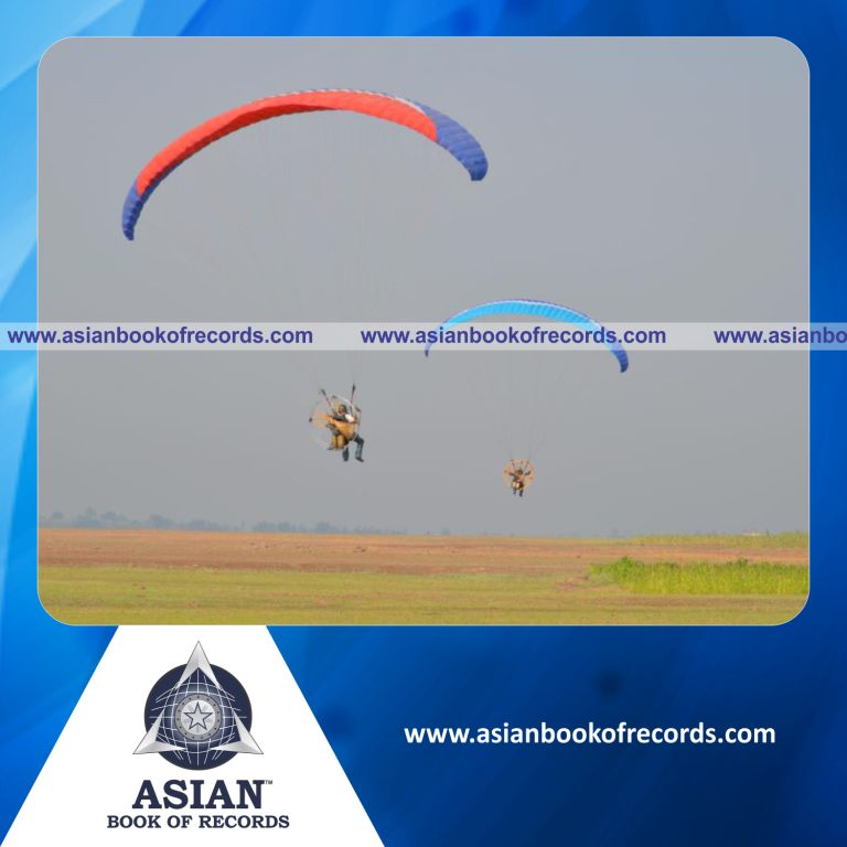 Longest Paramotor Night Flying by a Team