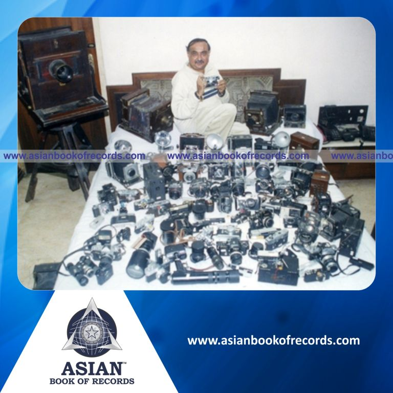 Highest Number of Cameras Collected by an Individual (Male)