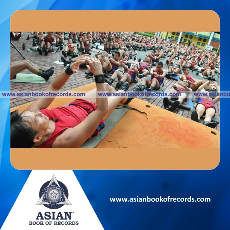 Highest Number of People doing 1000 Sit-Ups Simultaneously (Single Venue)