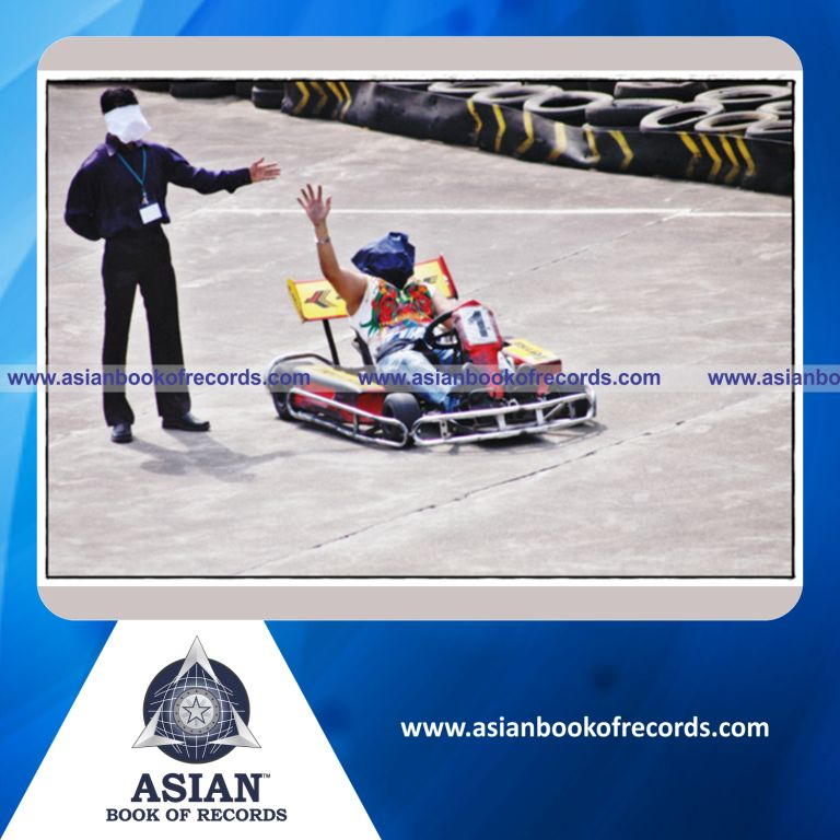 Longest Time Karting while Blindfolded
