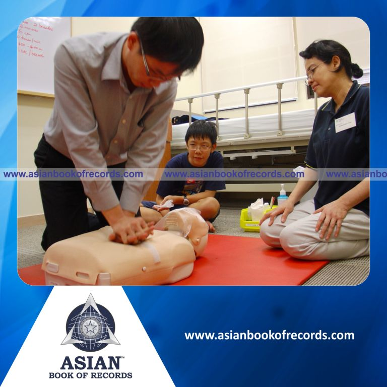 Highest Number of Participants in AED Training Session