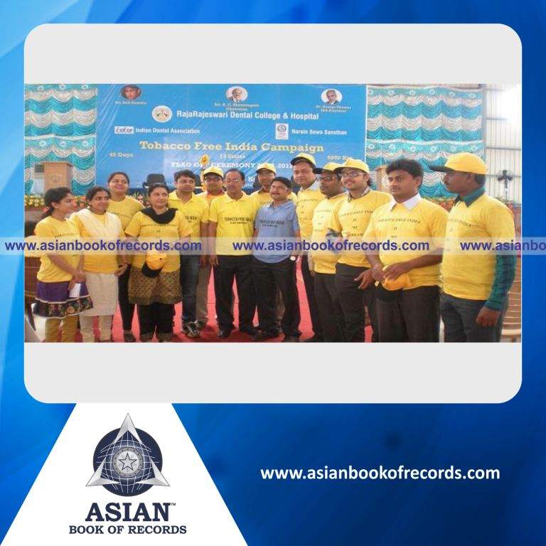 Longest Tobacco Free Campaign on Road