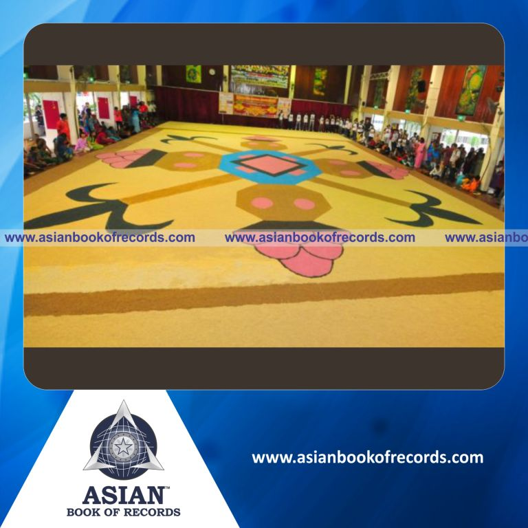 Largest Beads Mosaic by a Team