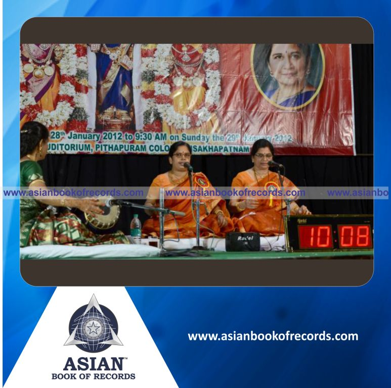 Longest Singing Marathon of Annamacharya Sankeertanarchana by a Team