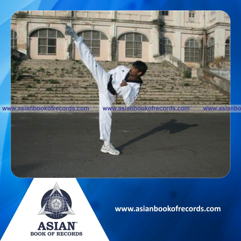 Highest Number of Martial Art Kicks Performed by an Individual (Male) in 1 Hour