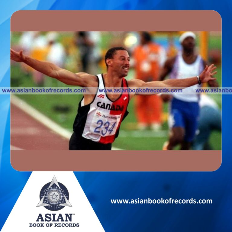 Fastest Time to perform 50 metres Hurdles Indoor (Male)