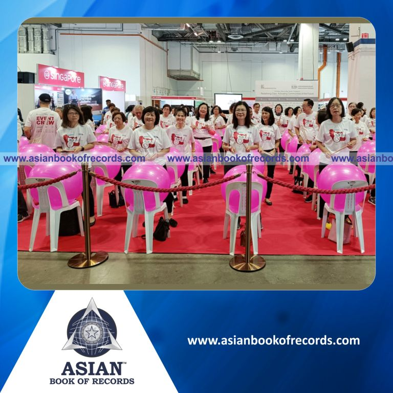 Largest Swiss Ball Drumming Performance