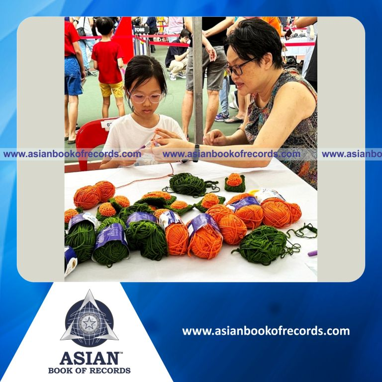 Largest Display of Crocheted Food Items