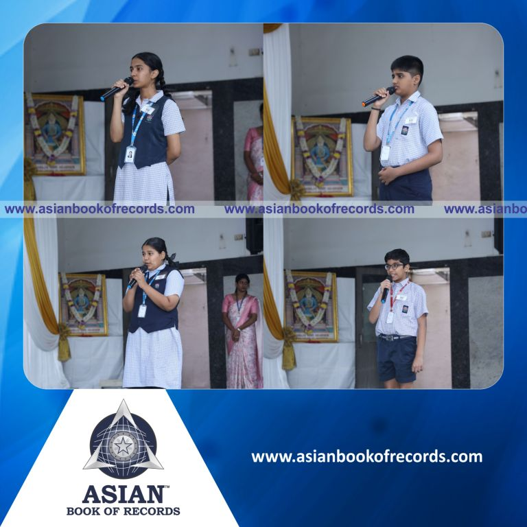 Highest Number of Participants Reciting Abbreviations Consecutively in 10 Hours (Single Location)