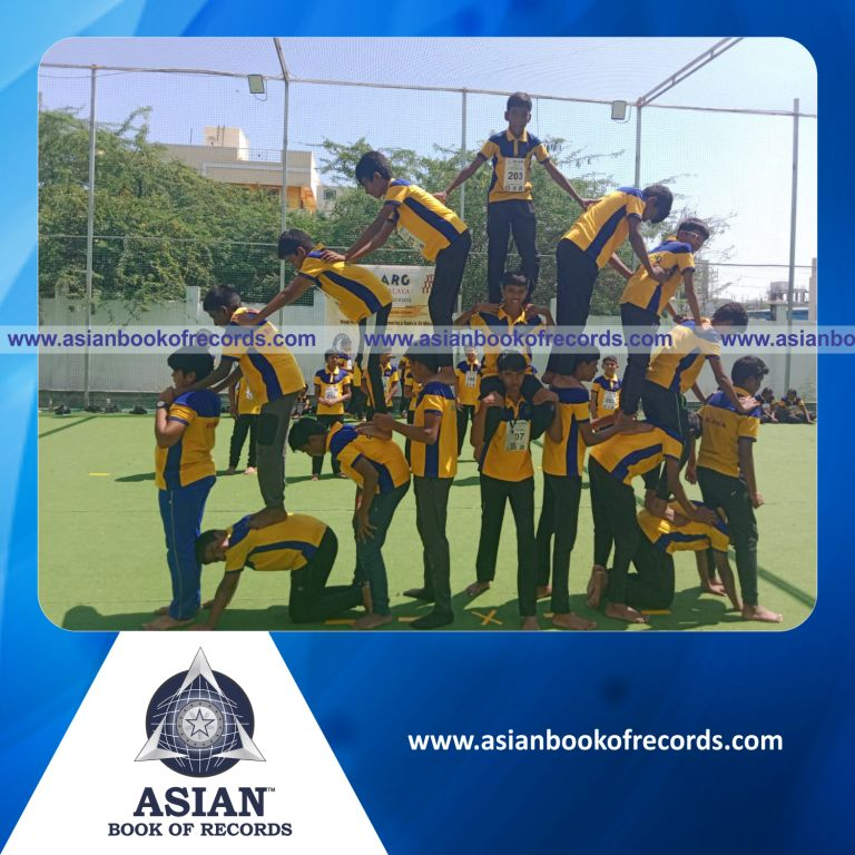 Highest Number of Human Pyramids Formed by a Team in 30 Minutes