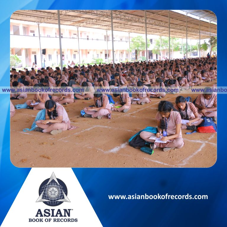 Highest Number of Participants Solving Math Puzzles Simultaneously (Single Location)