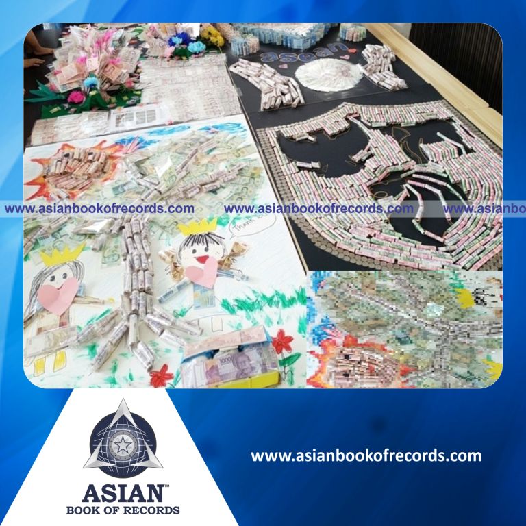 Highest Number of Currency Notes Used in an Artwork Display