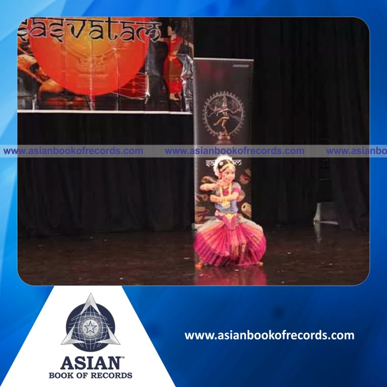 Longest Time to Perform Bharatnatyam Dance (Kid)
