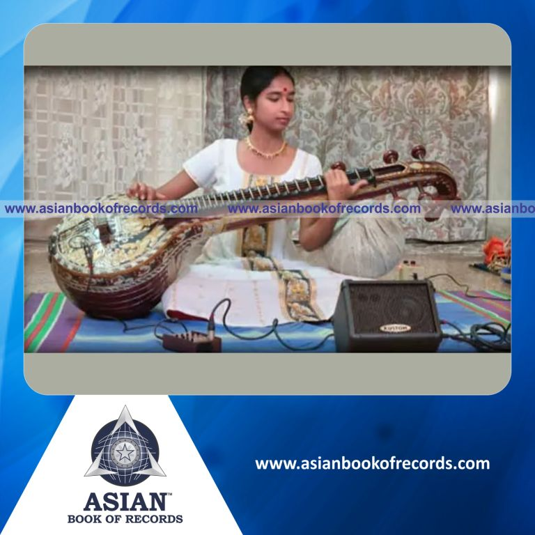 Highest Number of Indian Classical Music Instruments Played