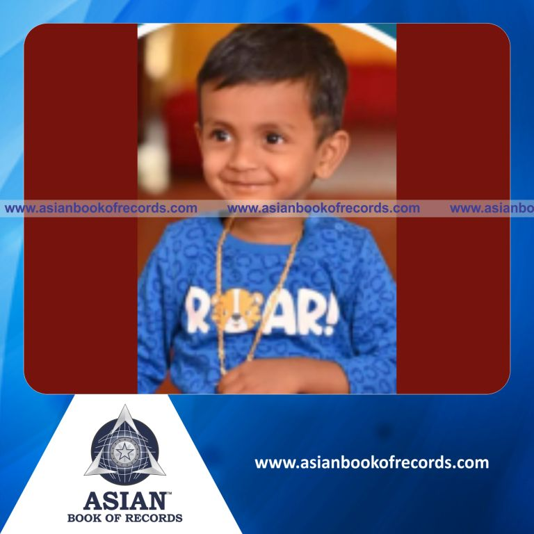 Highest Number of Mahabharat Character Names Recited in Alphabetical Order by a Preschooler