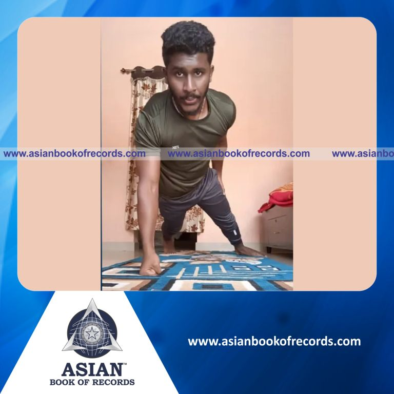 Highest Number of One Arm Knuckle Push-Ups in 30 Seconds