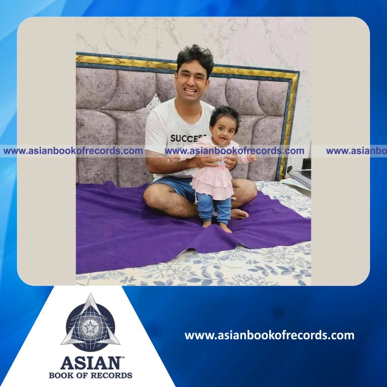 Highest Number of Jumps Performed in One Minute with the Help of Father by an Infant