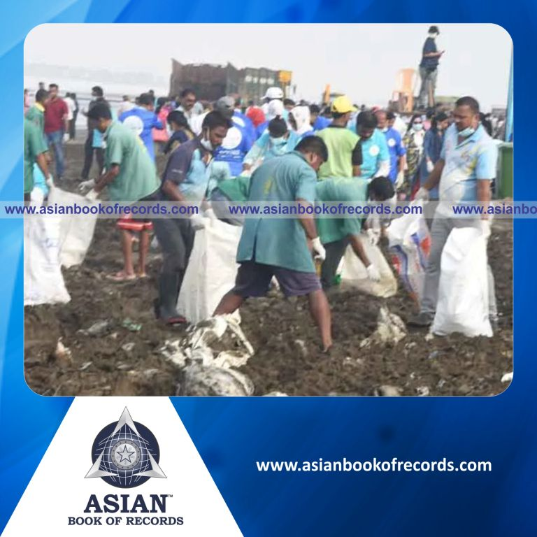 Largest Waste Collection Drive in a Beach Cleanup