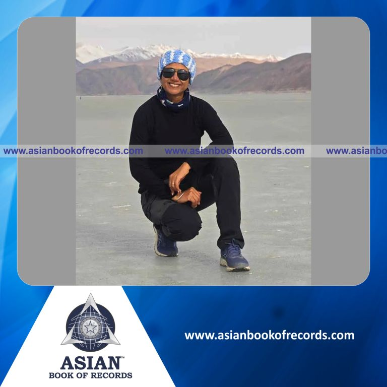 Longest Time to Hold Vrikshasana Yoga Pose at the Highest Frozen Lake by an Individual (Female)