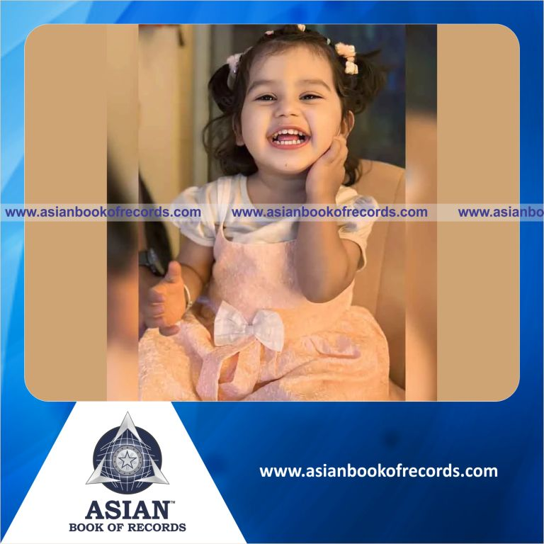 Highest Number of Human Body Parts Identified in 90 Seconds by a Toddler