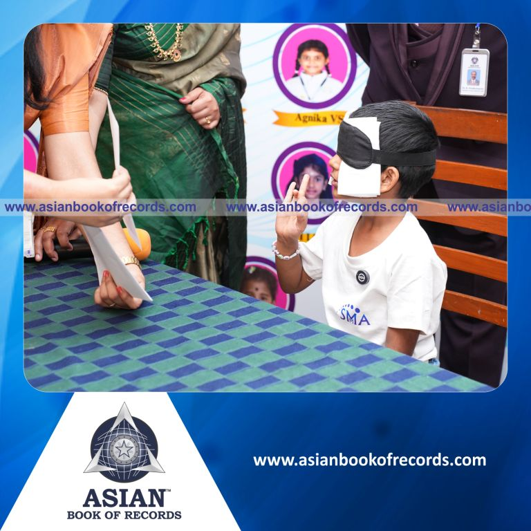 Highest Number of Bharatanatyam Mudras Identified in Two Minutes while Blindfolded by a Pre-Schooler