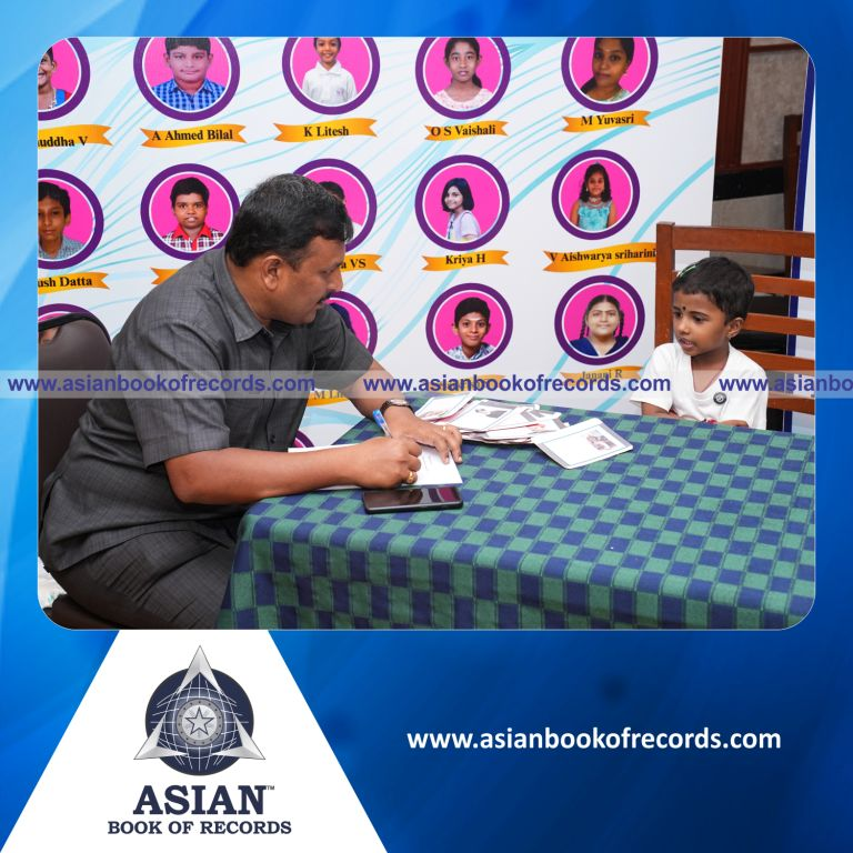 Highest Number of Early Learning Facts Recalled and Recited upon Prompt by a Preschooler in 10 Minutes